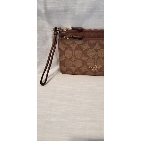 Coach Double Zip Wristlet - Picture 2 of 7